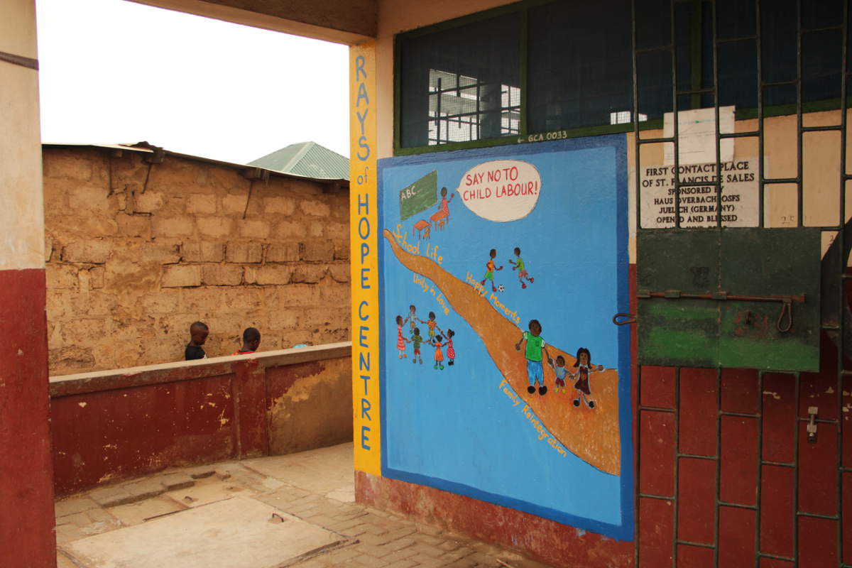 Der Eingang zum FCP Was bedeutet das Projekt für euch war die Frage. Hier ist die Antwort aus 4 Bildern vereint.